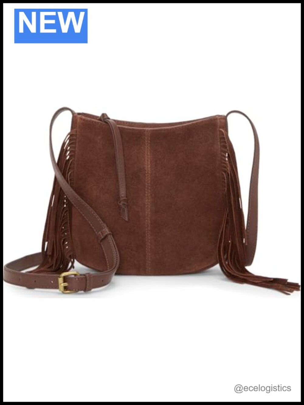 Lucky Brand Nyra Suede Fringe Crossbody Bag